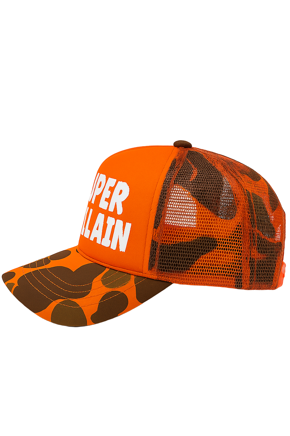 Super Villain Blaze Orange Trucker Cap