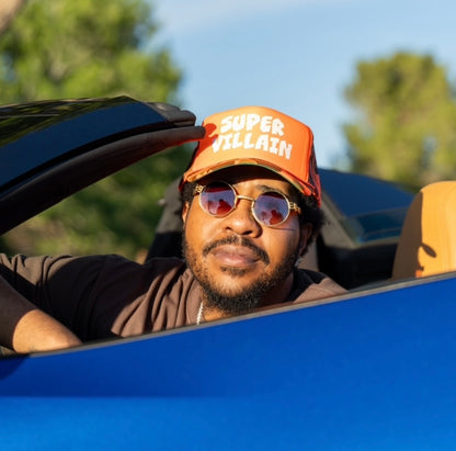 Super Villain Blaze Orange Trucker Cap